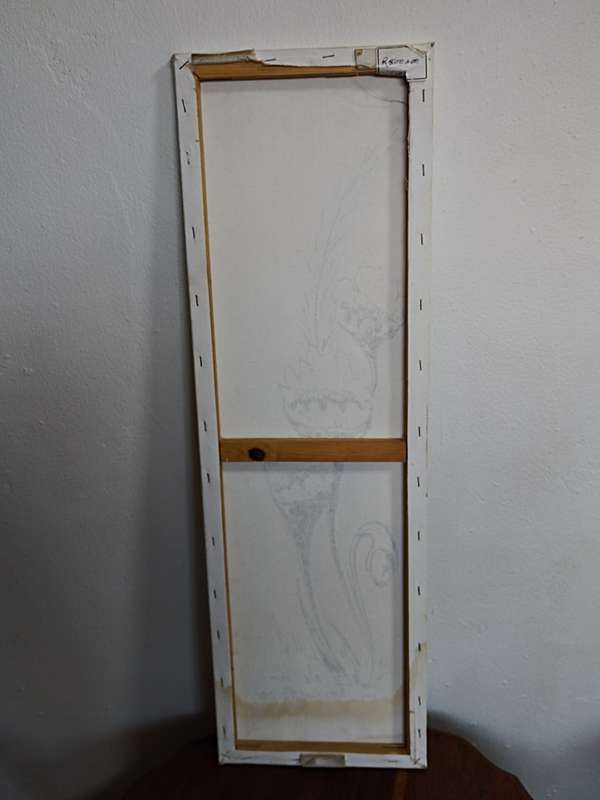 Painting on canvas by Koos van Staden