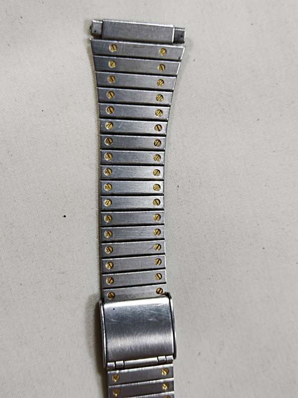 Men's Stainless steel watch strap.