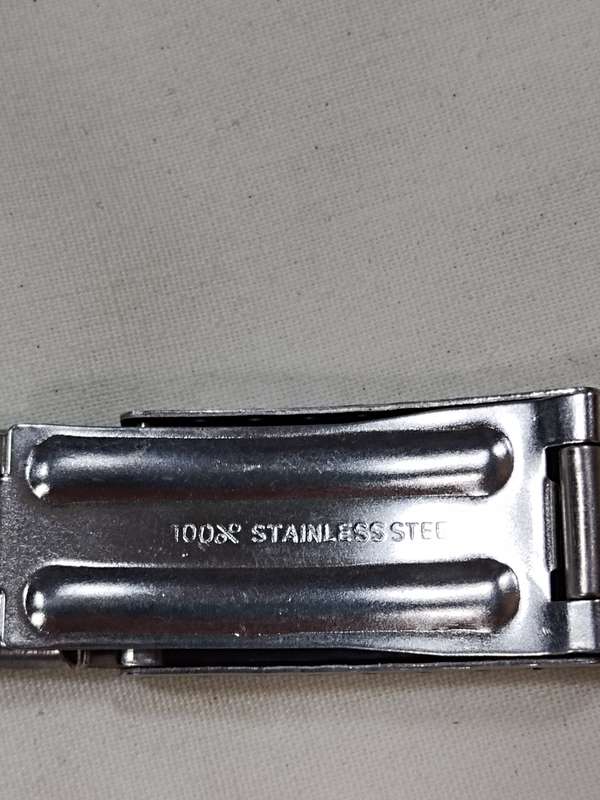 Men's Stainless steel watch strap: