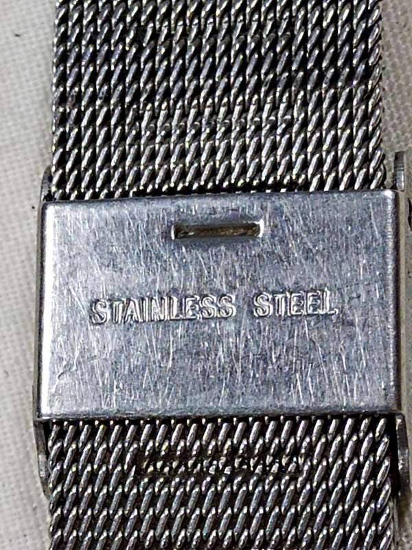 Men's Stainless steel watch strap: Mesh