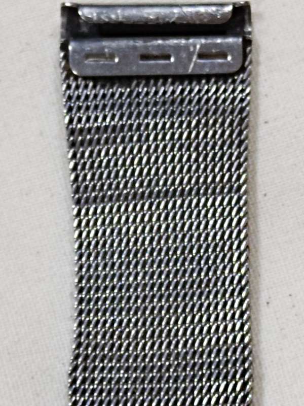 Men's Stainless steel watch strap: Mesh