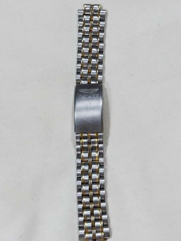Men's Stainless steel watch strap:  Drimex