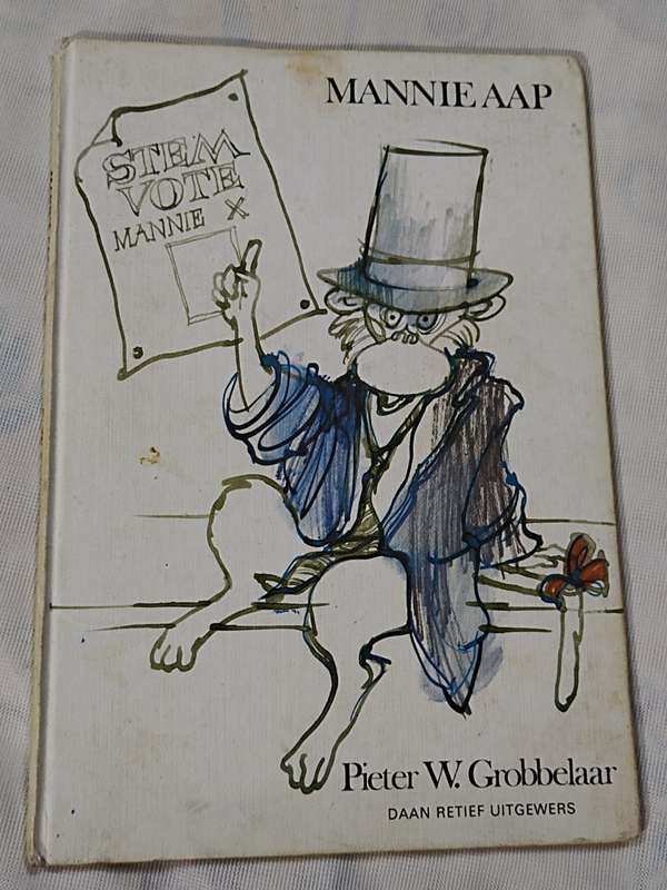 Mannieaap deur  Pieter W. Grobler