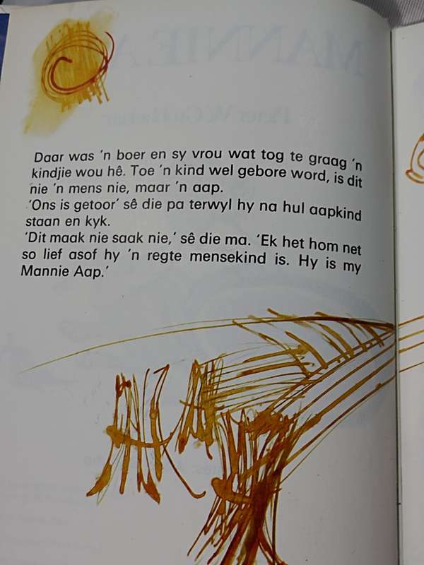 Mannieaap deur  Pieter W. Grobler