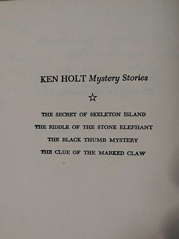 A Ken Holt Mystery: The Clue of the marked claw