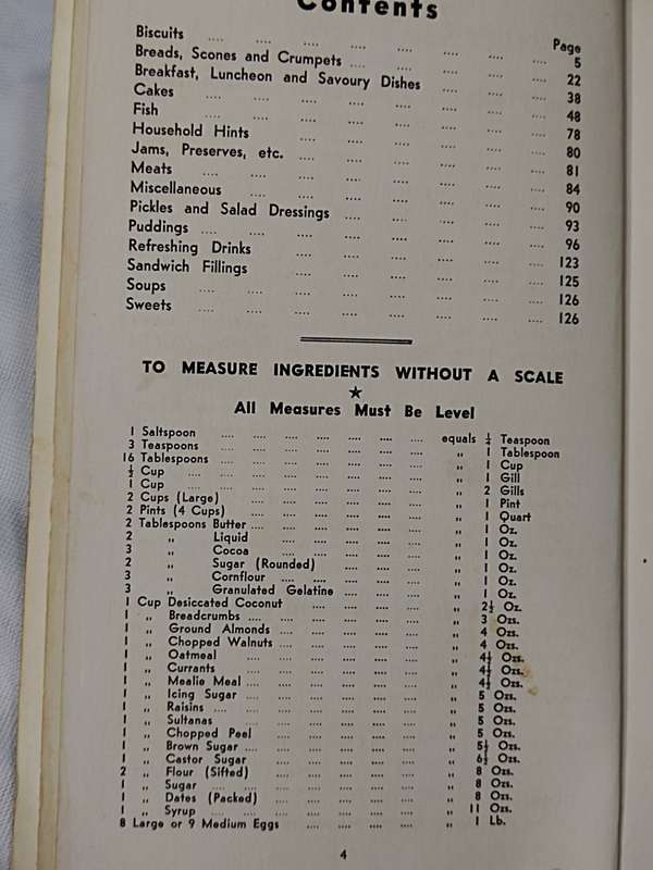 Silver Jubilee recipe book. Re Issued 1959