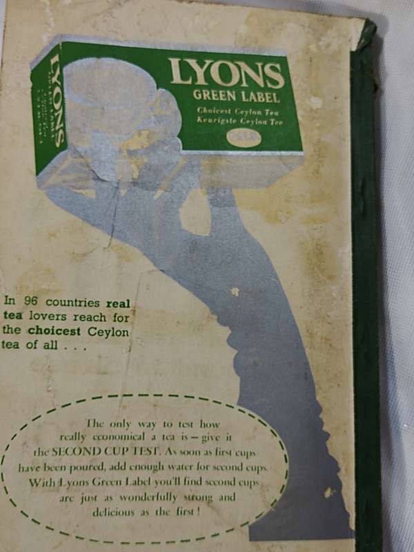 Silver Jubilee recipe book. Re Issued 1959