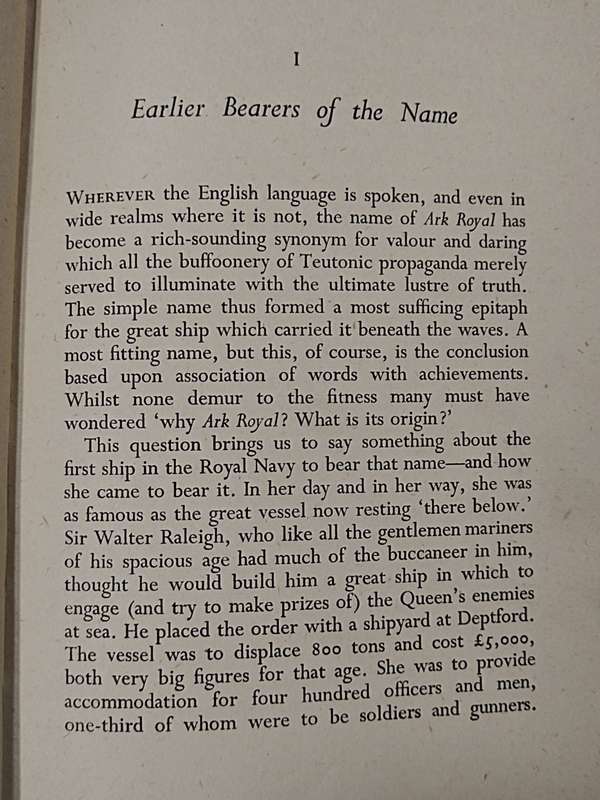 Ark Royal the story of a famous ship by Sir Herbert Russell