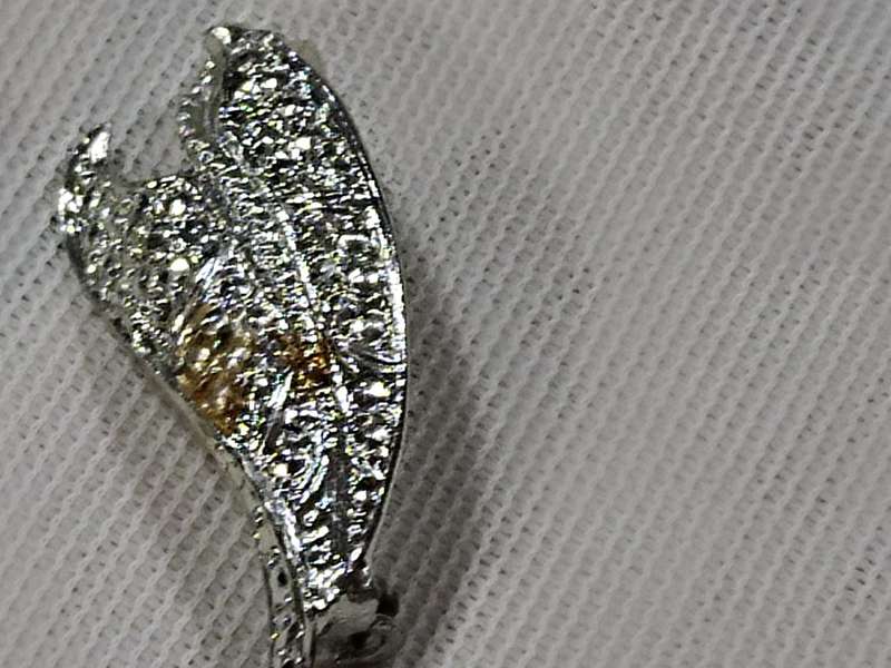 X5 Silver Tone Brooches