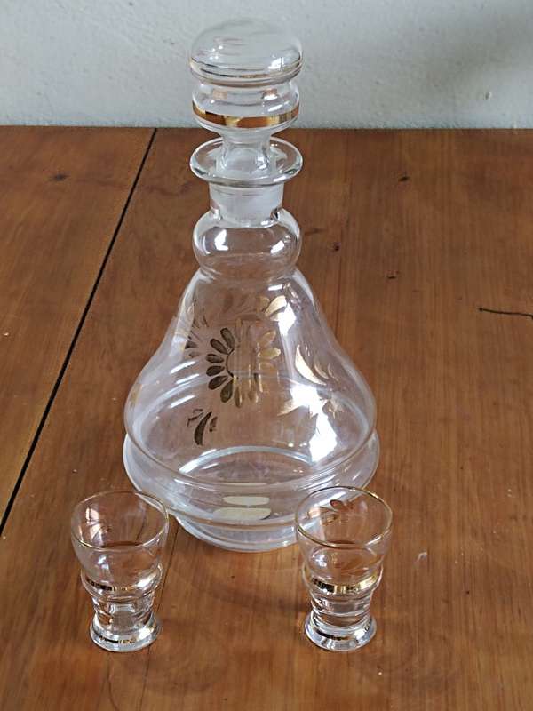 Decanter set for two Made in Italy