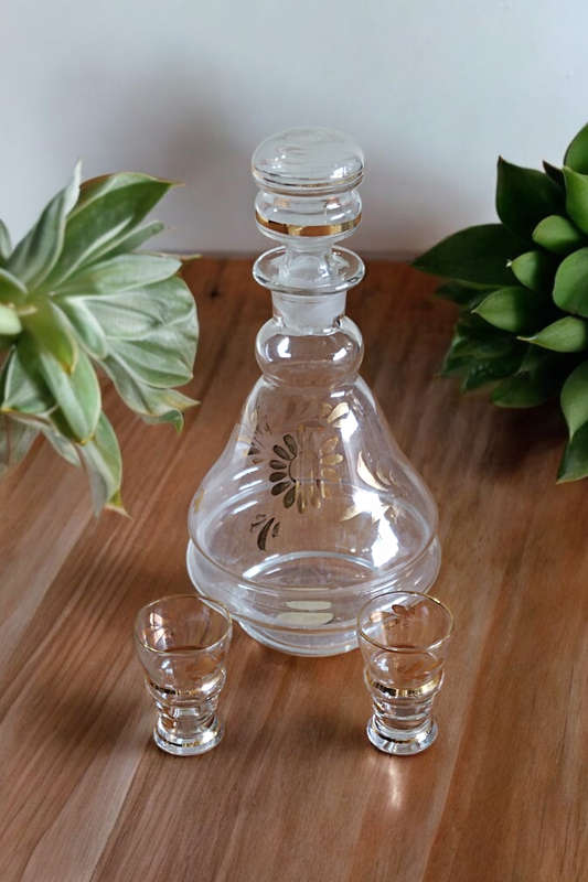 Decanter set for two Made in Italy
