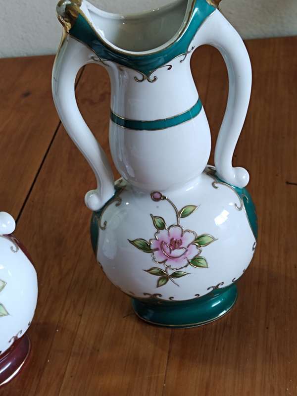 Pair Vintage Lamode Vases