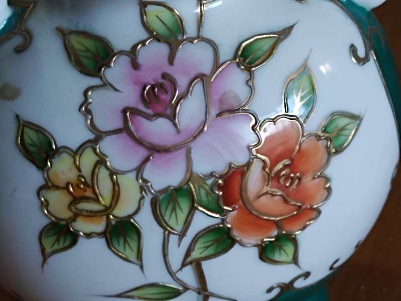 Pair Vintage Lamode Vases