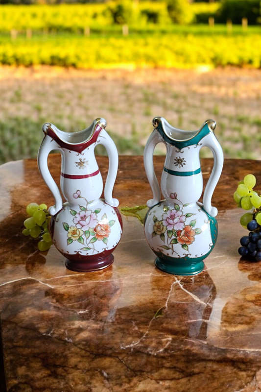 Pair Vintage Lamode Vases