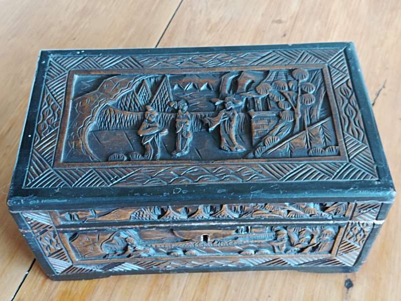 Oriental Wooden Jewelry box
