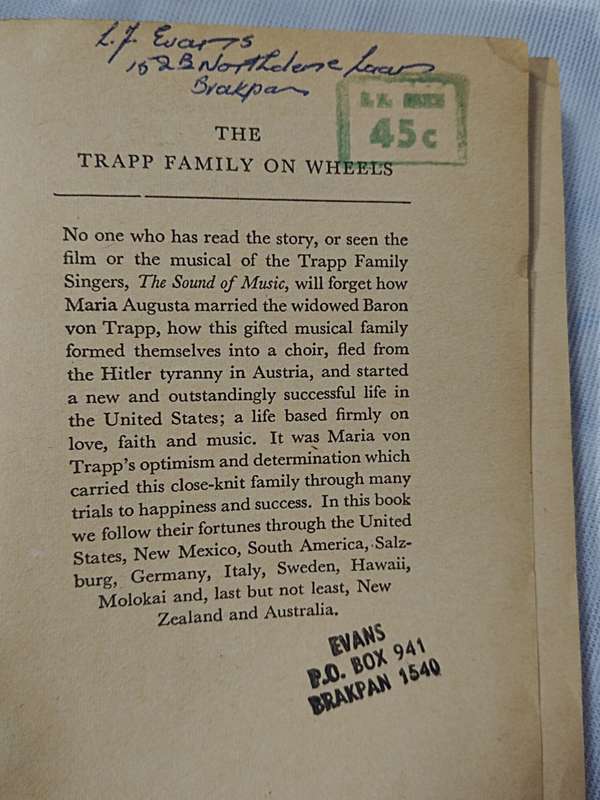 The Sound Of Music: The Trapp Family on wheels (Maria von Trapp)