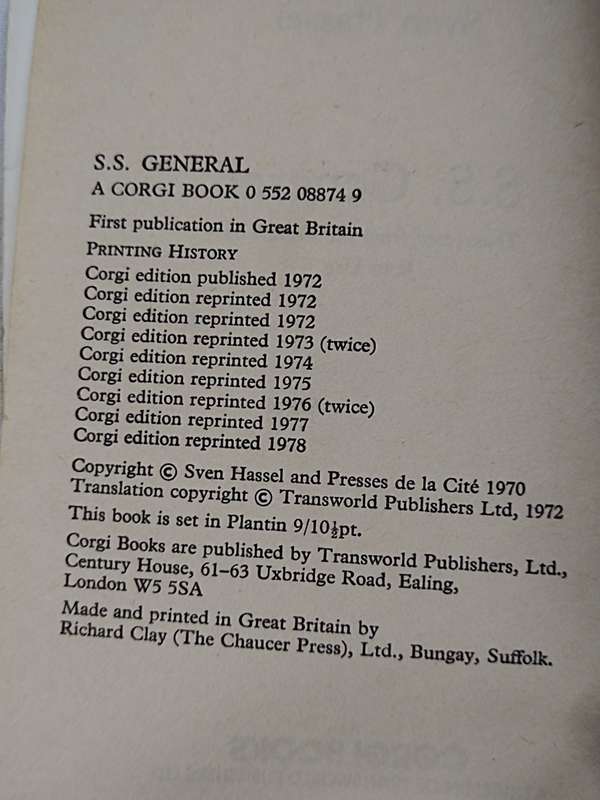 Sven Hassel: SS General