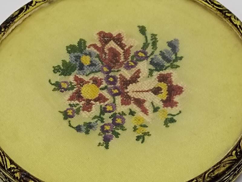 Petit Point dressing table holder