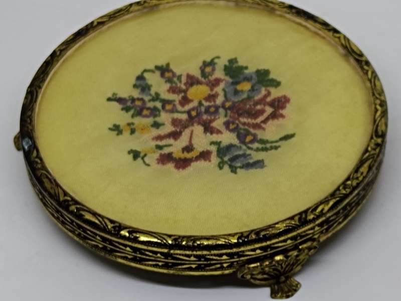 Petit Point dressing table holder
