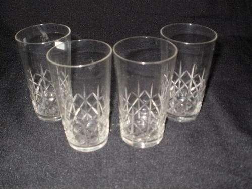 SET X4 CRYSTAL GLASSES