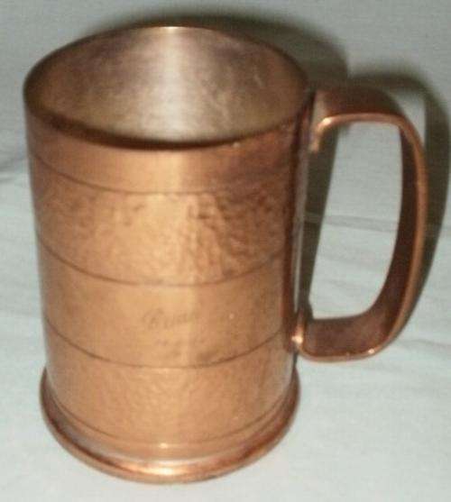 A VERY NICE 1964 COPPER MUG BY RICHARD MEAD