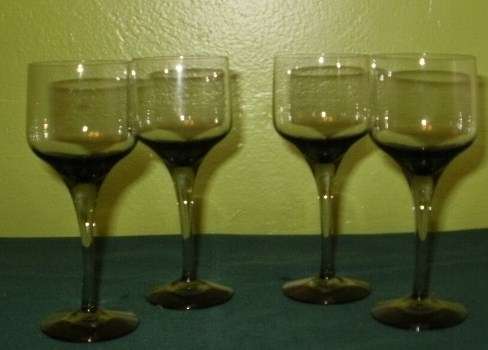 SMOKY PORT GLASSES X4