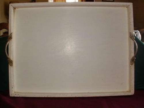 WHITE VINTAGE TRAY