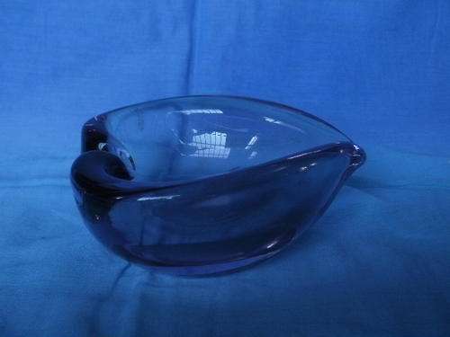 PURPLE MURANO ASHTRAY