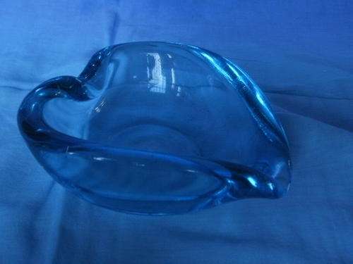 BLUE MURANO ASHTRAY