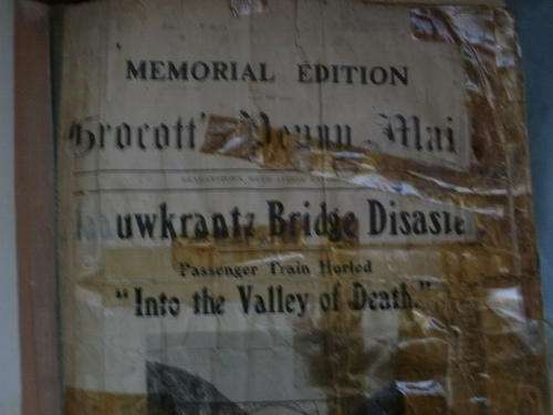 BLAAUWKRANTZ BRIDGE DISASTER MAY 1st 1911