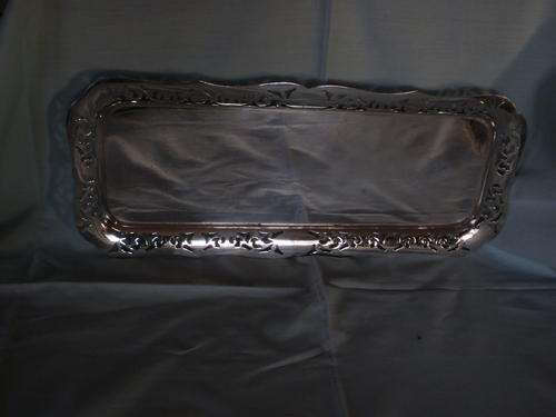 ****WEEKEND SPECIAL***SILVER PLATED SNACK TRAY, "A1 QUALITY"