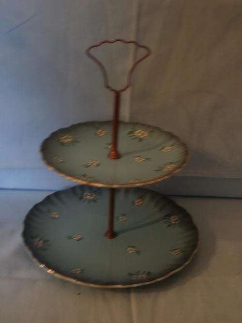 OLD FOLEY JAMES KENT LTD, PERENA TWO TIER CAKE STAND