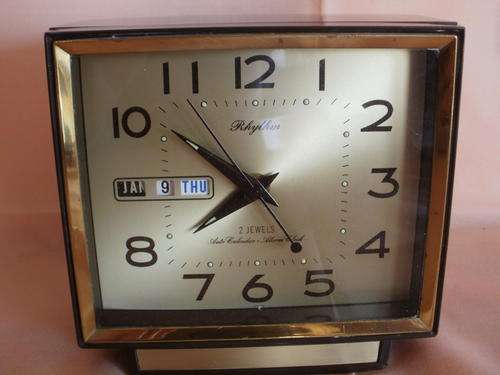 ****WEEKEND SPECIAL***>>> RHYTHM MECHANICAL CLOCK, AUTO CALENDER ALARM CLOCK