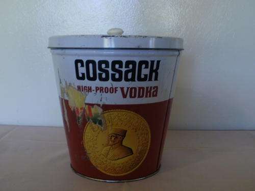 COSSACK HIGH-PROOF VODKA, ICE BUCKET