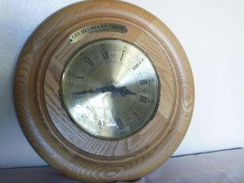 LES HEURES EN CHENE OAK WALL CLOCK(LIMITED EDITION OF 500)