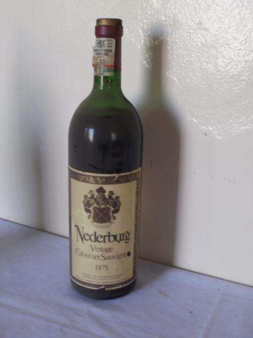 NEDERBURG VINTAGE CABERNET SAUVIGNON 1975