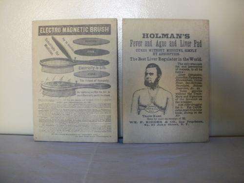 TWO ADVERTISING POSTERS