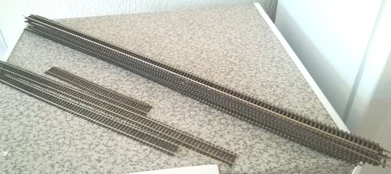 10 lengths Peco Code 100 track