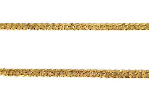 9CT YELLOW GOLD CURB LINK CHAIN