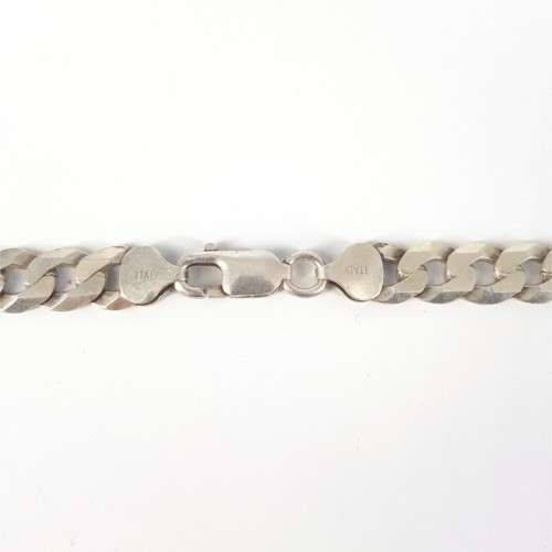 SILVER CURB LINK CHAIN