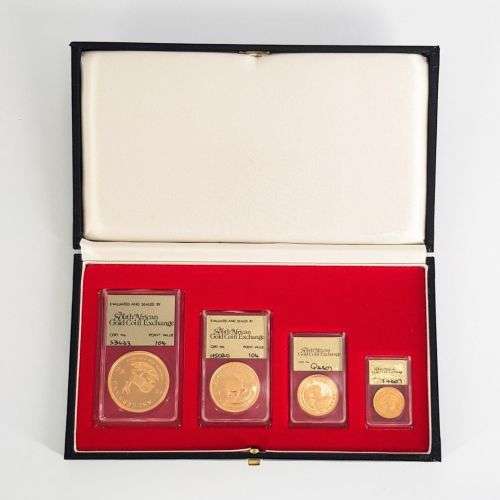 1982 GOLD PROOF KRUGERRAND FULL SET