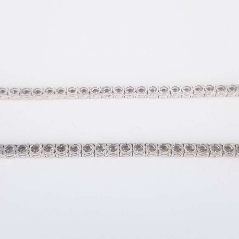 18CT WHITE GOLD DIAMOND TENNIS NECKLACE