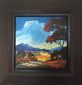 Nic van Rensburg Two Beautiful "Farm Scene" Paintings