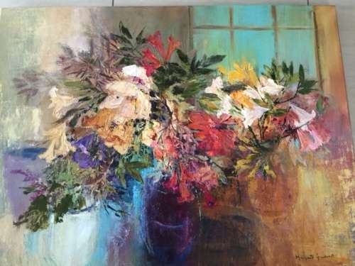 MARGARET GRADWELL "STILL LIFE FLOWERS"