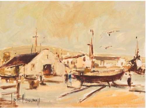Corne Weideman " Harbour Scene"