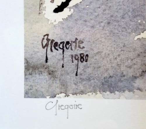 GREGOIRE BOONZAAIER  Limited Edition Print Signed in Pencil by Gregoire
