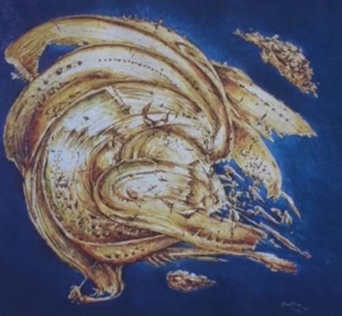 Alexis Preller Very Rare Exhibition Poster "Golden Chariot"
