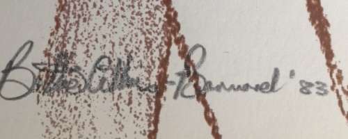 Bettie Cilliers Barnard "Hand Printed Silkscreen Signed by the Artist"