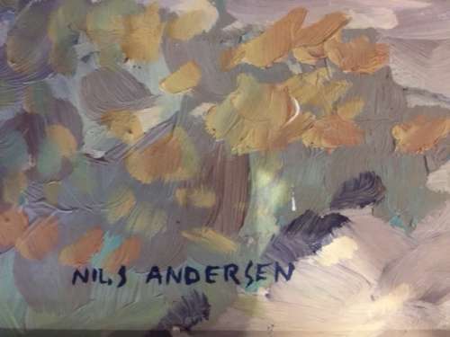 Nils ANDERSEN `Hoedtjies Baai` Oil on Board