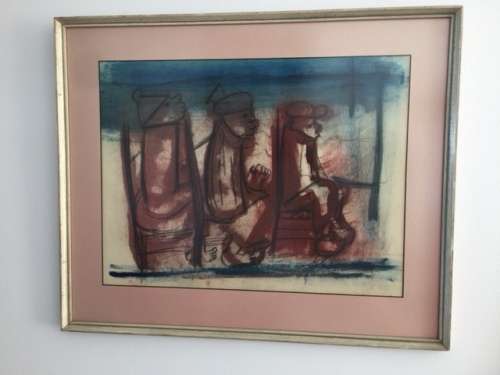 Frans Claerhout `Congregation`  Mixed Media